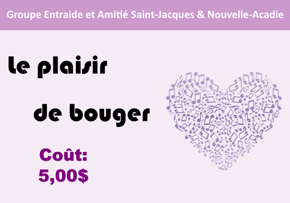 Le plaisir de bouger pour la Saint-Valentin.