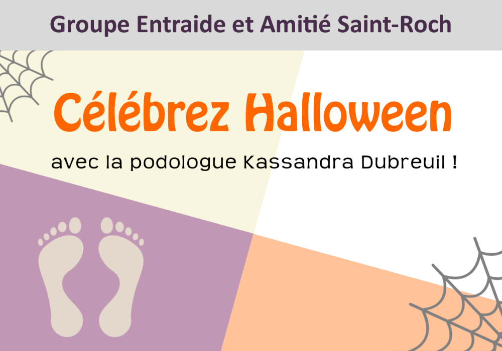 Halloween avec la podologue Kassandra Dubreuil