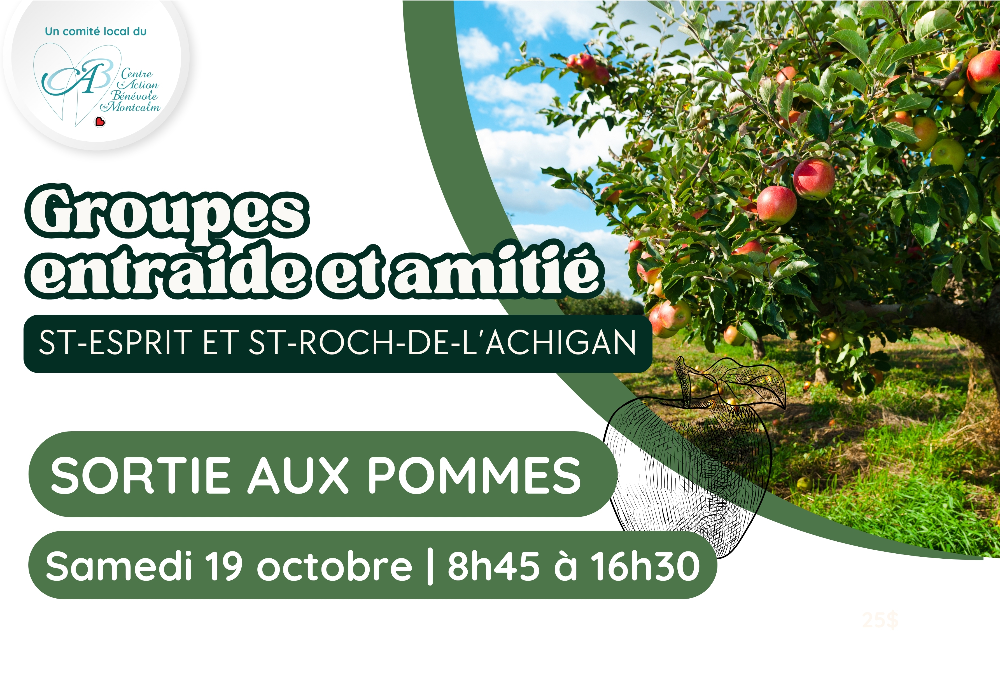 Sortie aux pommes : GEAs de ST-ESPRIT ET ST-ROCH